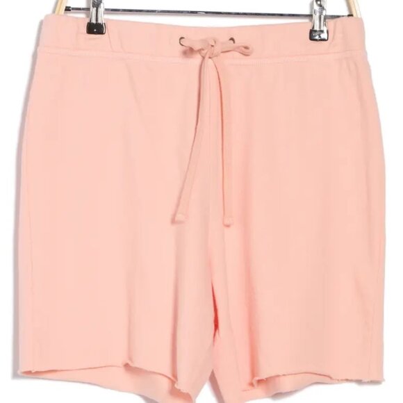 James Perse Drawstring French Terry Shorts in Venus - Picture 3 of 3